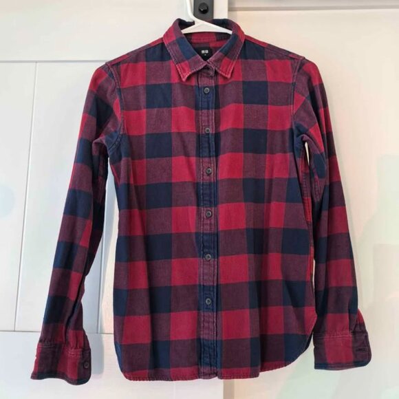 UNIQLO Flannel Checked Shirt – XS - Picture 3 of 5